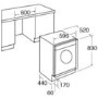 CDA 7kg Wash 4kg Dry 1200rpm Integrated Washer Dryer - White