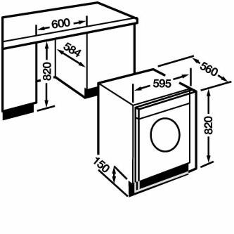 CDA CI970IN Integrated Washer Dryer