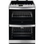 AEG 60cm Double Oven Electric Cooker with Induction Hob - Stainless Steel