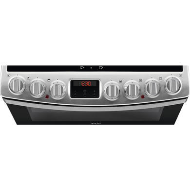 GRADE A1 - AEG CIB6730ACM 60cm Double Oven Electric Cooker With Induction Hob - Stainless Steel