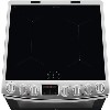 GRADE A1 - AEG CIB6731ACM 60cm Double Oven Electric Cooker With Induction Hob - Stainless Steel