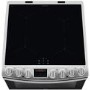 AEG 60cm Double Multifunction Oven Electric Cooker with Induction Hob - Stainless Steel