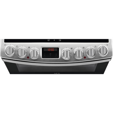 GRADE A1 - AEG CIB6731ACM 60cm Double Oven Electric Cooker With Induction Hob - Stainless Steel