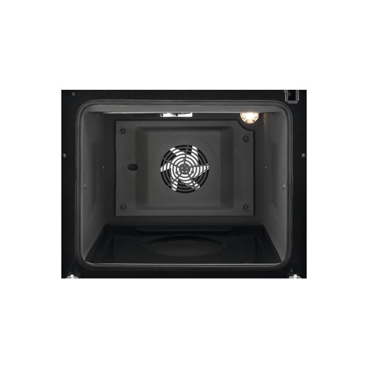 AEG 60cm Double Oven Induction Electric Cooker with Hob2Hood - Stainless Steel
