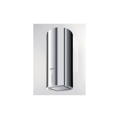 GRADE A1 - As new but box opened - Candy CIDT61X Tube 40cm Wide Island Cooker Hood Stainless Steel