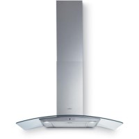 Elica CIRCUSHP90 High Performance Curved Glass 90cm Chimney Hood in Stainless Steel