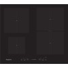 Hotpoint CIS641FB 59cm Touch Control Four Zone Induction Hob - Black With Bevelled Edges