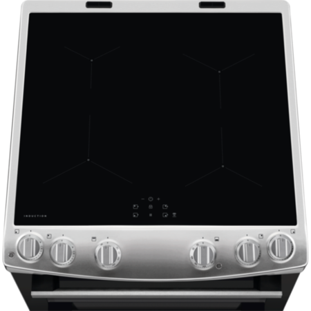 Refurbished AEG CIX6500ABM Freestanding cooker Electric Zone induction hob Stainless Steel A