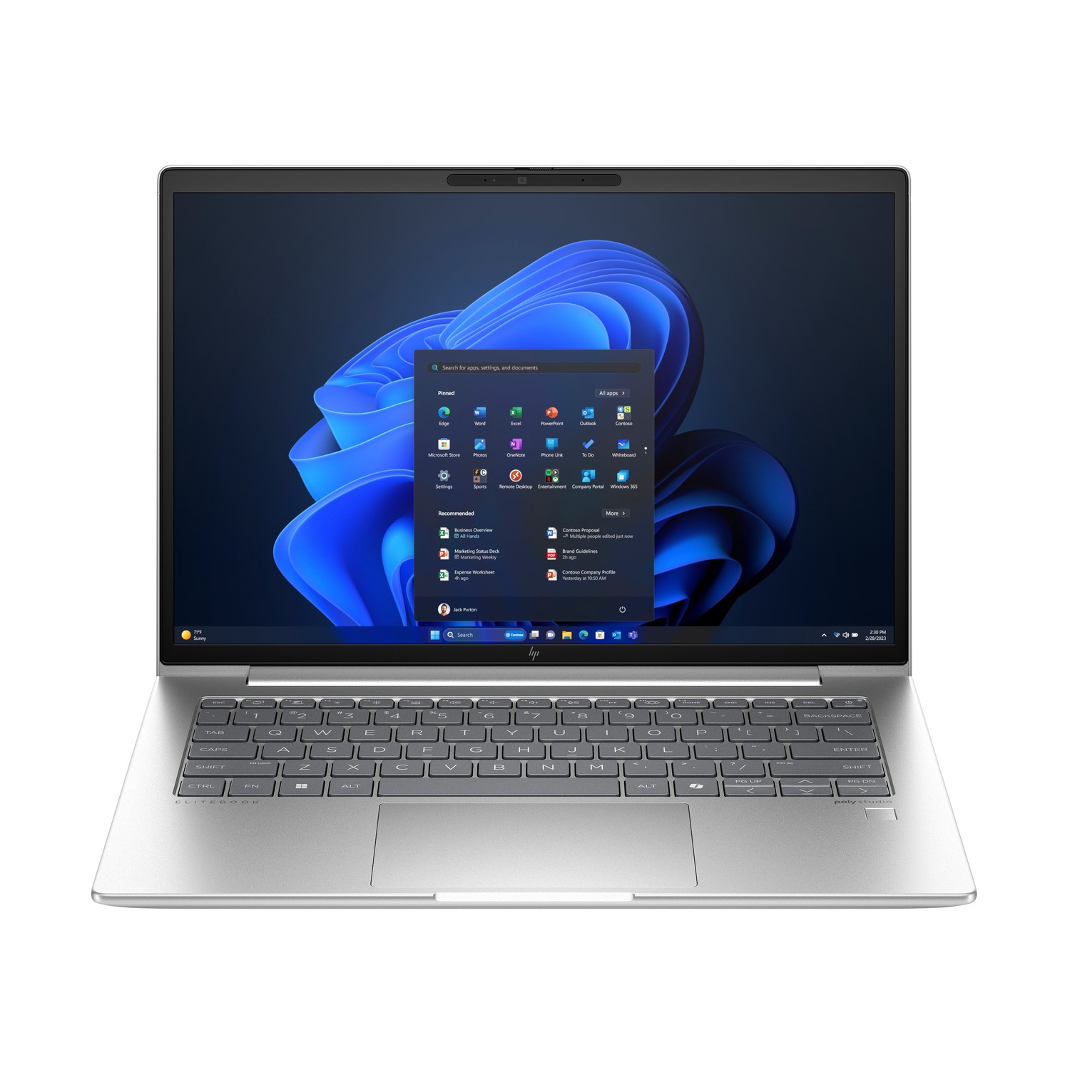 Hp Silver Elitebook 640 G11 Intel Core Ultra 5 125U Laptop 35.6 Cm (14") - Image 3