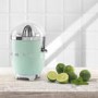 Smeg CJF01PGUK Retro Style Citrus Juicer - Pastel Green