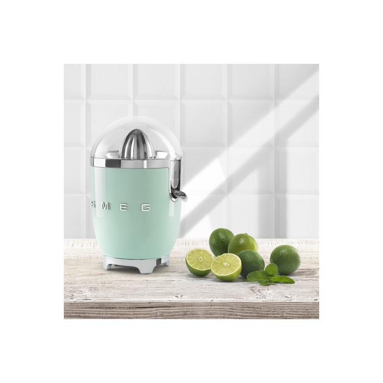 Smeg CJF01PGUK Retro Style Citrus Juicer - Pastel Green