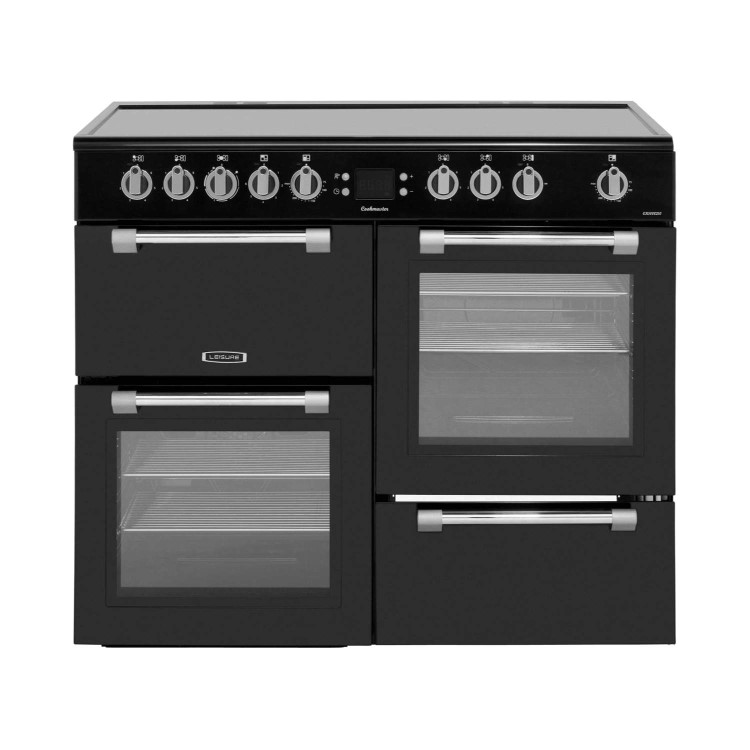 GRADE A1 - As new but box opened - Leisure CK100C210K Cookmaster 100cm Electric Range Cooker Black