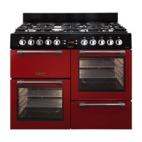 LEISURE CK100F232R Cookmaster 100cm Dual Fuel Range Cooker Red