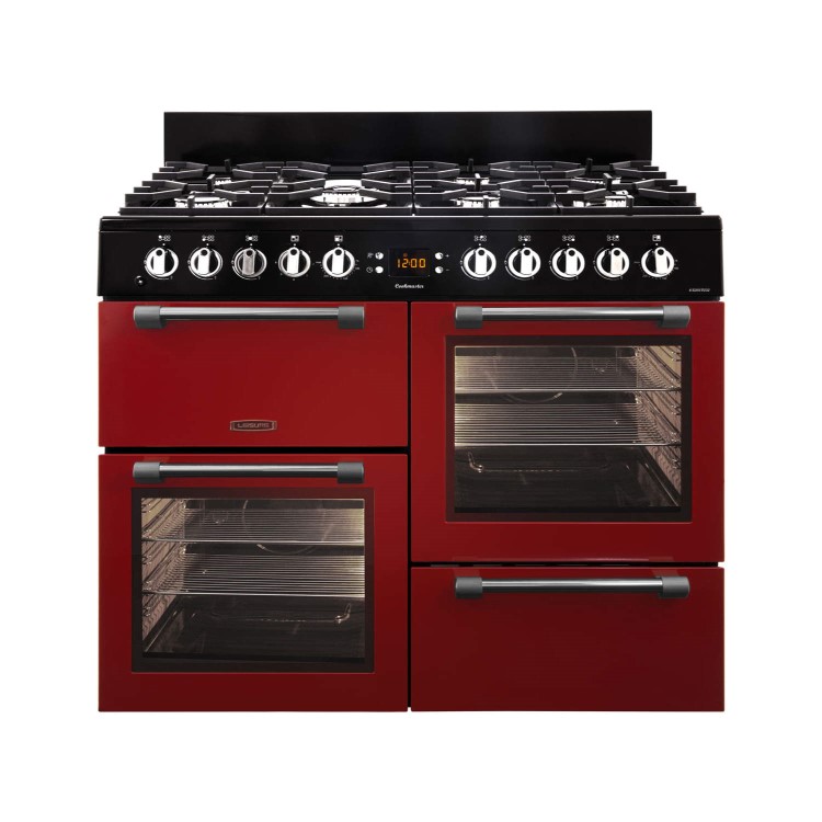 LEISURE CK100F232R Cookmaster 100cm Dual Fuel Range Cooker Red