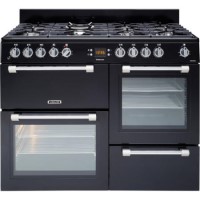LEISURE CK110F232K 110cm Dual Fuel Range Cooker Black