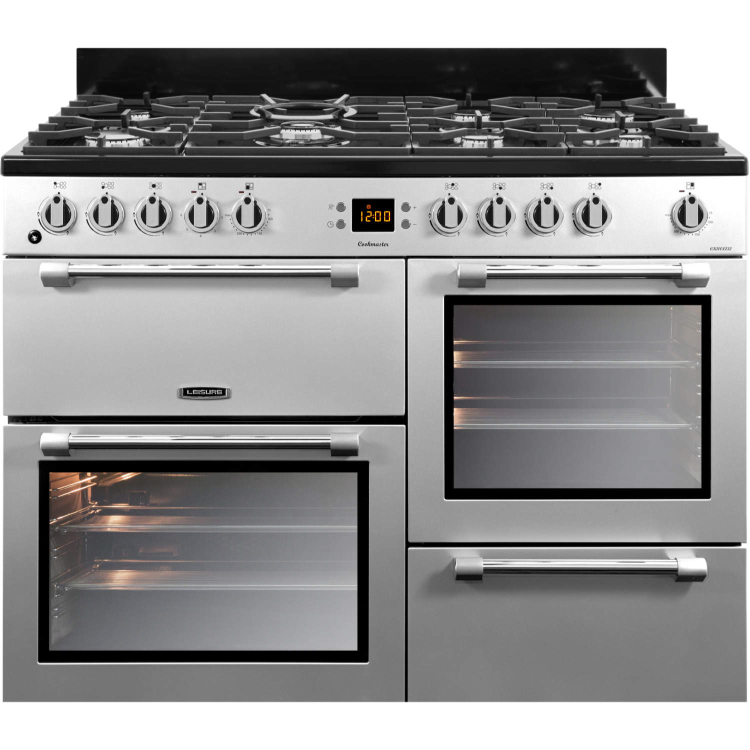Leisure CK110F232S Cookmaster 110cm Dual Fuel Range Cooker Silver