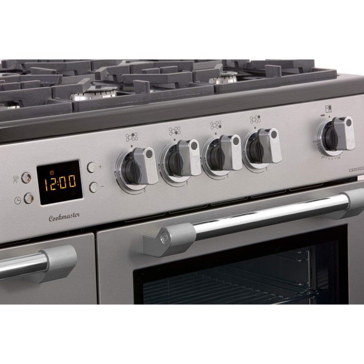 Leisure CK110F232S Cookmaster 110cm Dual Fuel Range Cooker Silver
