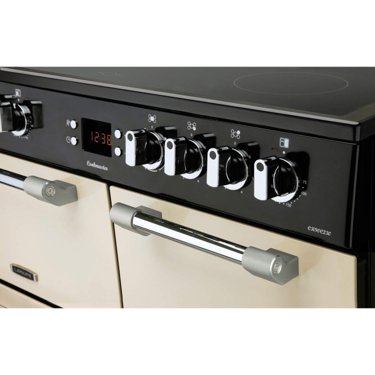 LEISURE CK90C230C Cookmaster Cream 90cm Electric Range Cooker With Ceramic Hob