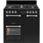 LEISURE CK90F232K Cookmaster Black 90cm Dual Fuel Range Cooker