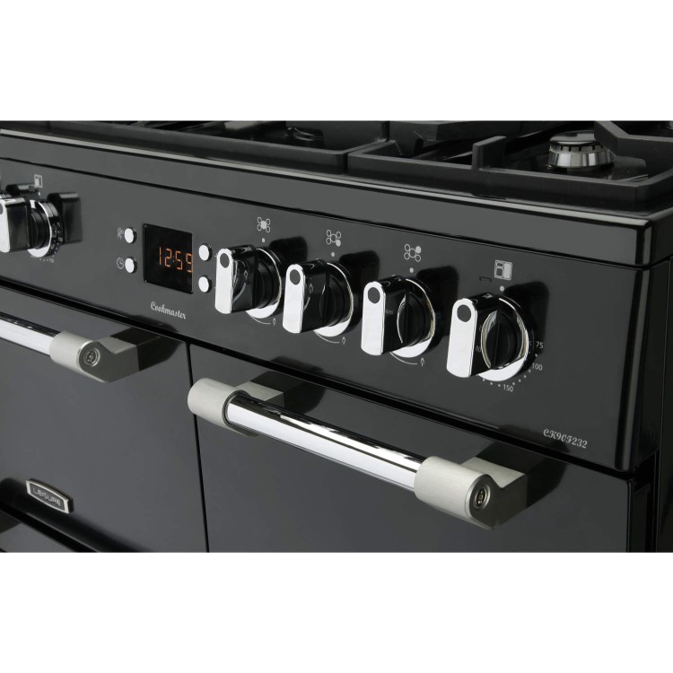 LEISURE CK90F232K Cookmaster Black 90cm Dual Fuel Range Cooker