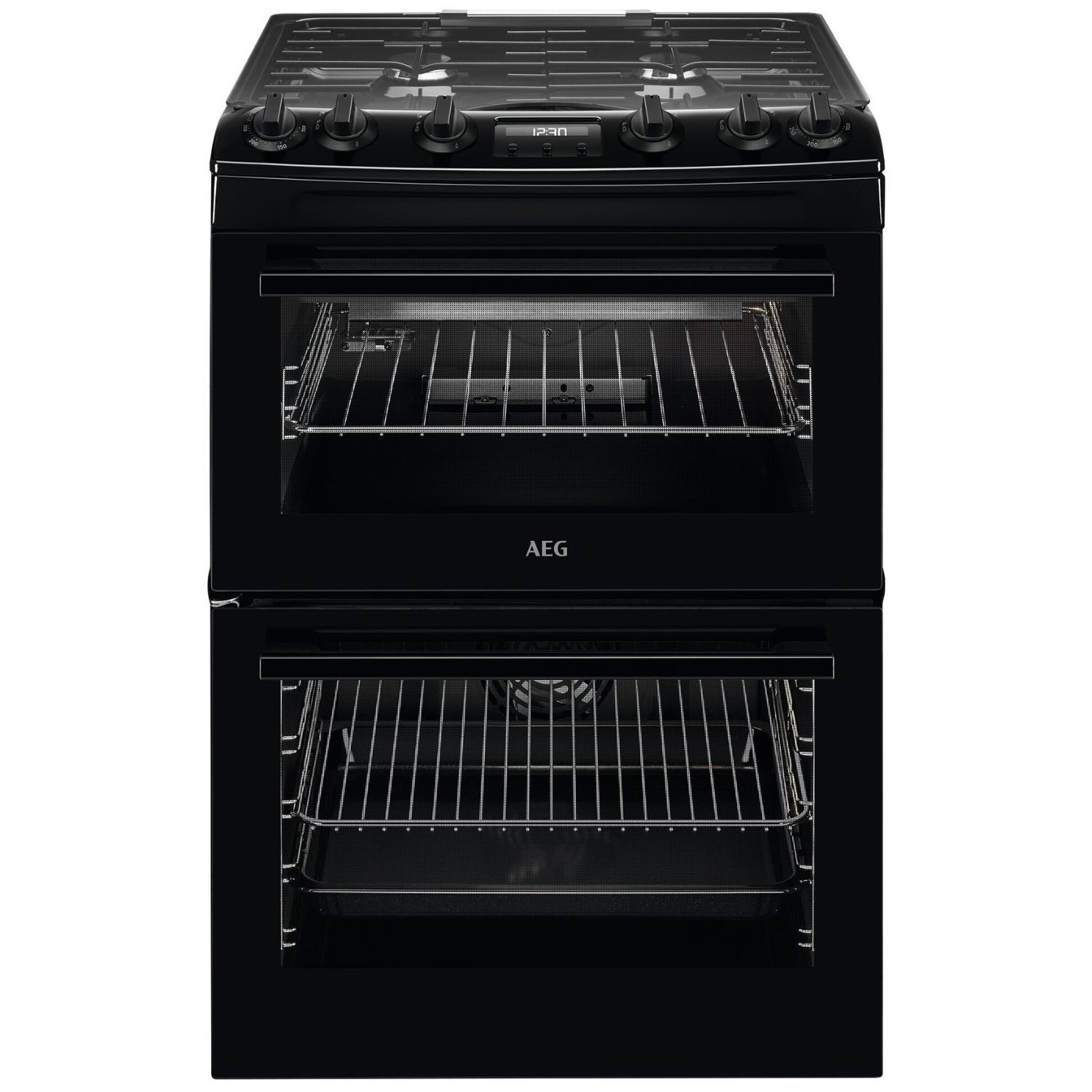 Aeg Black Ckx6540acb 5000 Surroundcook 60Cm Dual Fuel Cooker Size 60