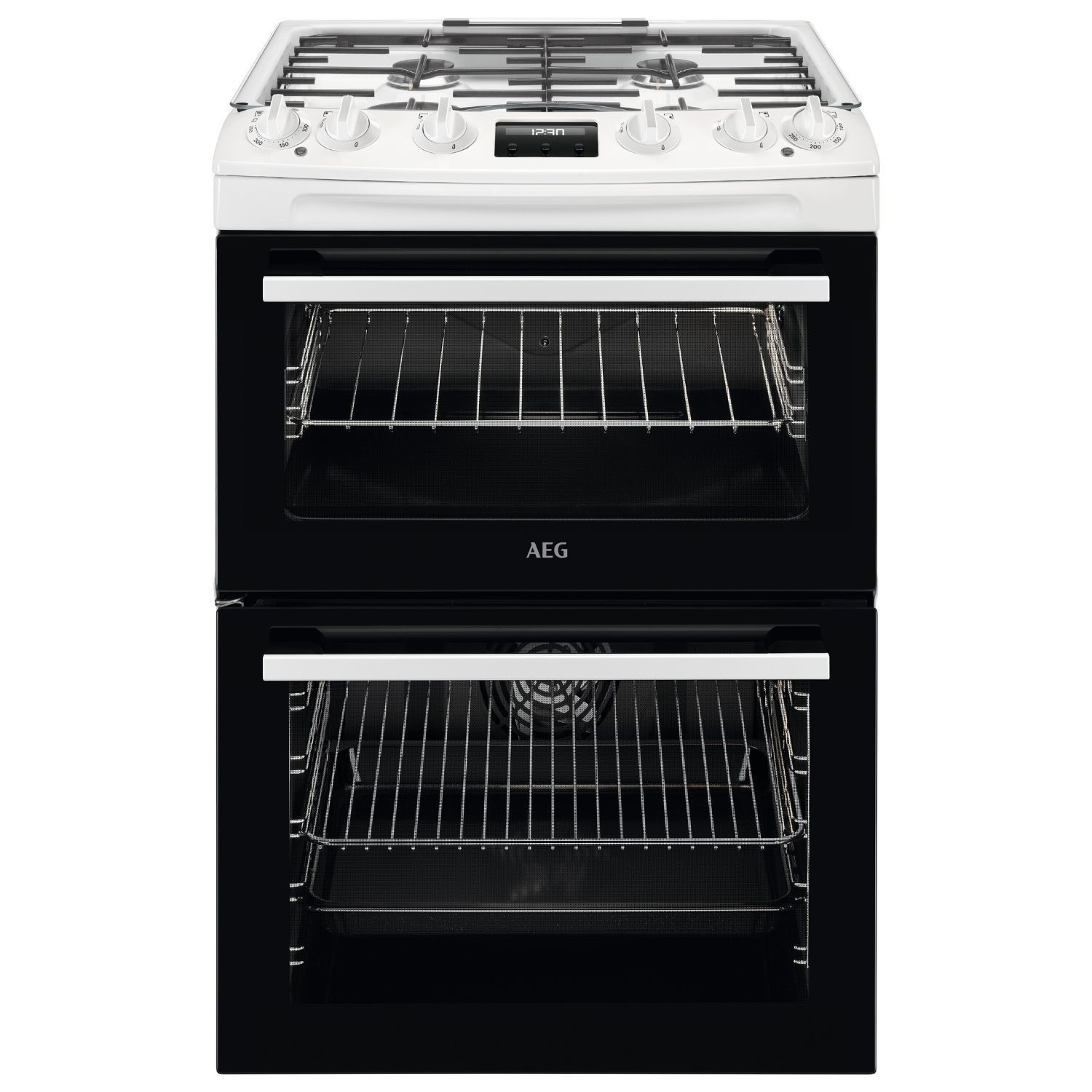 AEG CKX6540ACW 60cm Dual Fuel Cooker - White