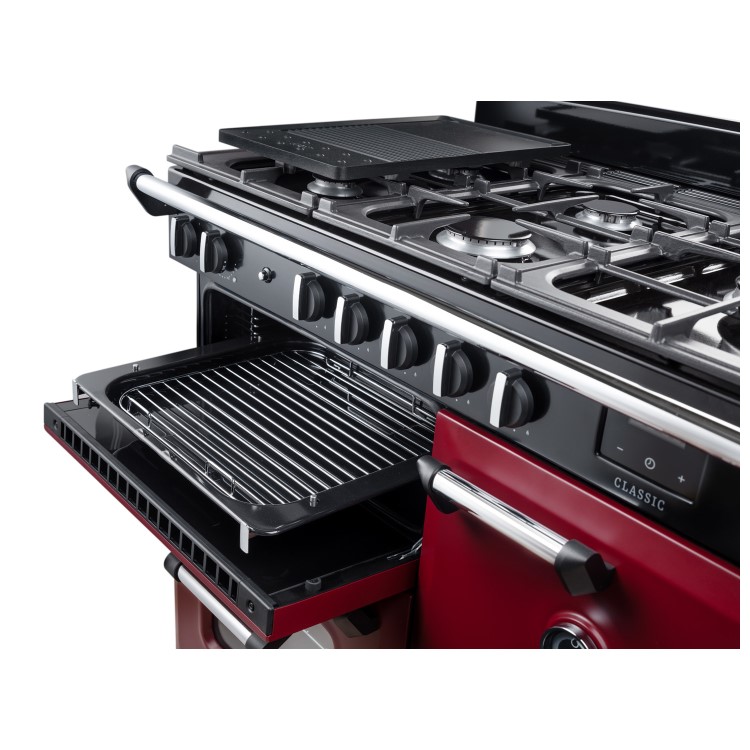 Rangemaster Classic 100cm Dual Fuel Range Cooker - Bordeaux