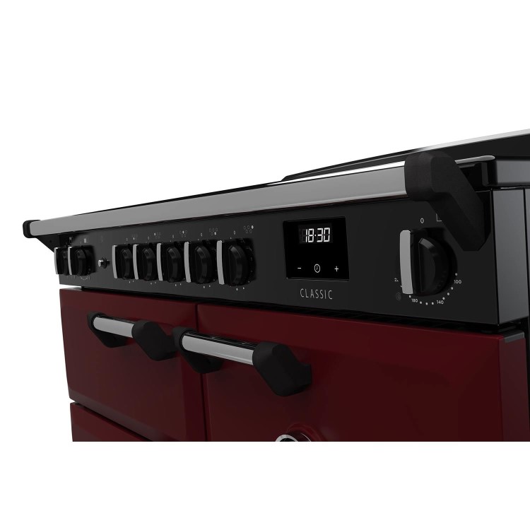 Rangemaster Classic 100cm Induction Range Cooker - Bordeaux