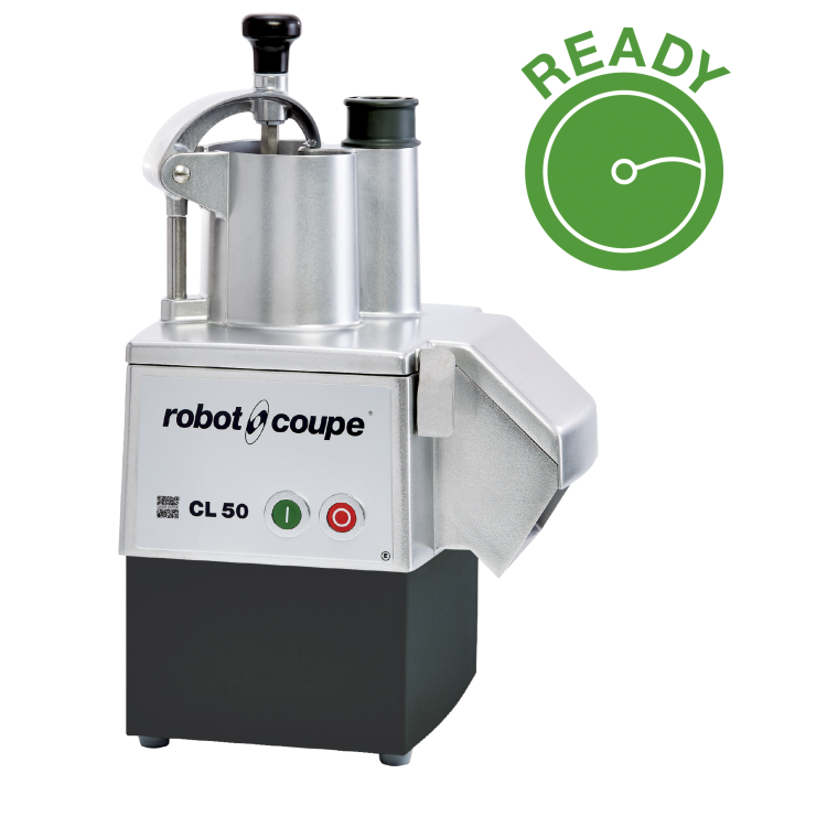 Robot Coupe CL50 1V Ready Veg Prep Inc 4 x Disks 2mm and 5mm Slicing 2mm Grating 10mm Dicing. Single Phase