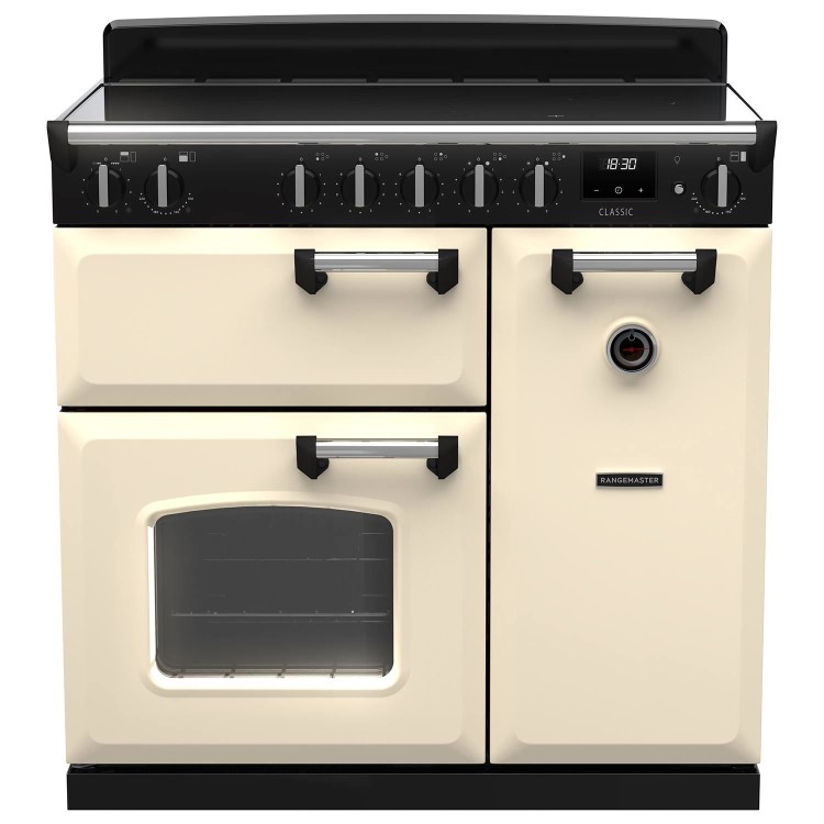 Rangemaster Classic 90cm Ceramic Range Cooker - Pale Cream