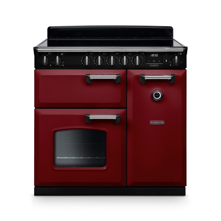 Rangemaster Classic 90cm Induction Range Cooker - Bordeaux