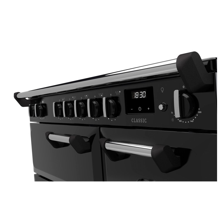 Rangemaster Classic 90cm Induction Range Cooker - Gloss Black