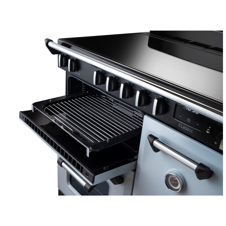 Rangemaster Classic 90cm Induction Range Cooker - Misty Blue