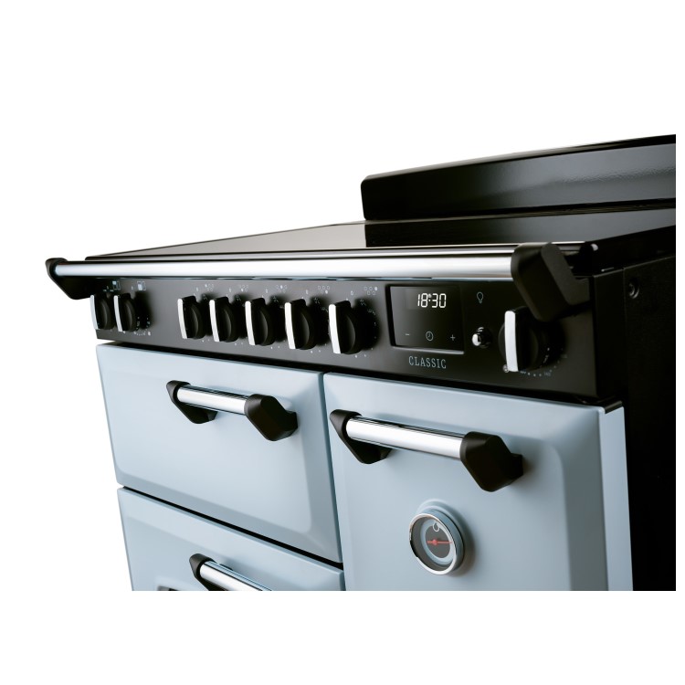 Rangemaster Classic 90cm Induction Range Cooker - Misty Blue