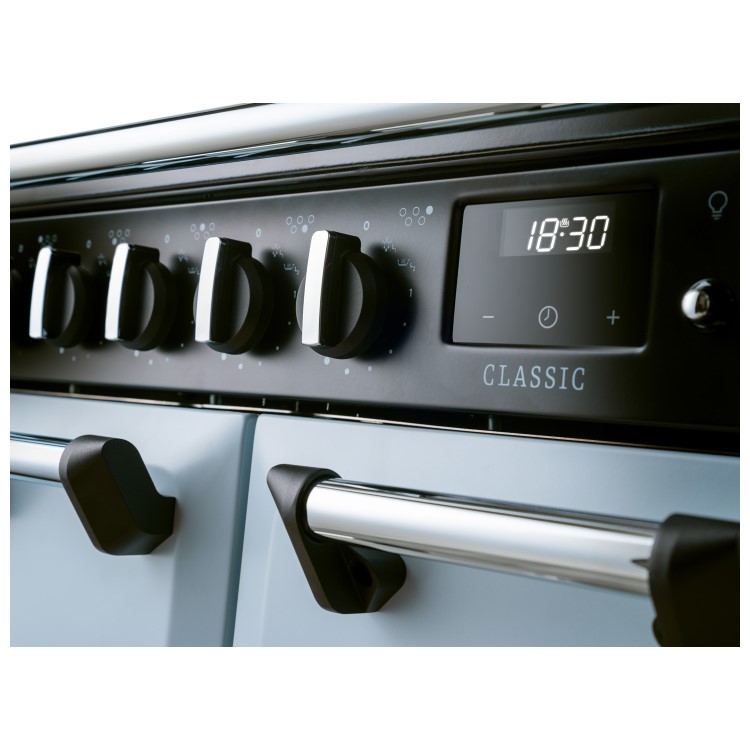 Rangemaster Classic 90cm Induction Range Cooker - Misty Blue