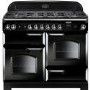 Rangemaster Classic 110cm Dual Fuel Range Cooker - Black