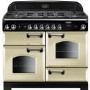 Rangemaster Classic 110cm Gas Range Cooker - Cream & Chrome
