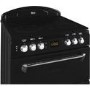 Refurbished Leisure Classic CLA60CEK 60cm Double Oven Electric Cooker with Ceramic Hob Black