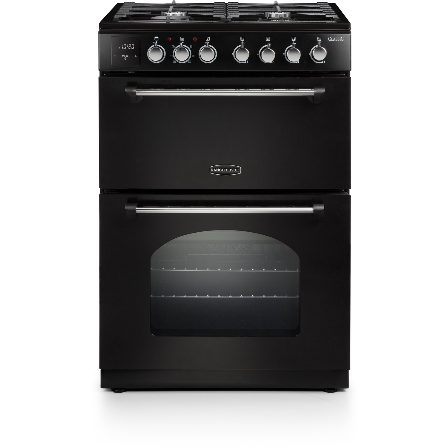 Rangemaster Classic 60cm Dual Fuel Cooker - Black