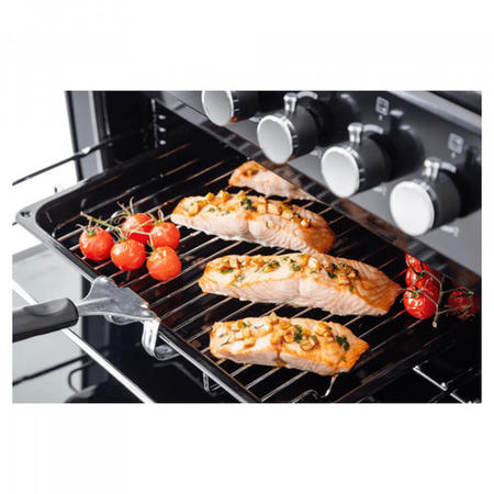 Refurbished Rangemaster Classic CLA60ECBLC 60cm Electric Cooker Black