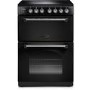 Refurbished Rangemaster Classic CLA60EIBLC 60cm Electric Cooker With Induction Hob Black And Chrome