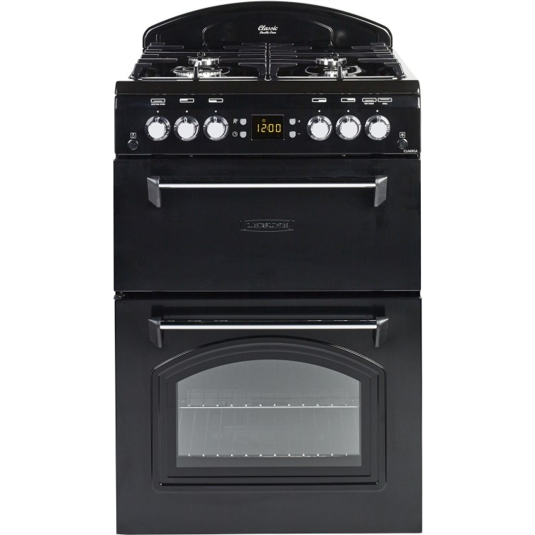 GRADE A2 - Leisure Beko CLA60GAK Classic 60cm Double Oven Gas Cooker Black