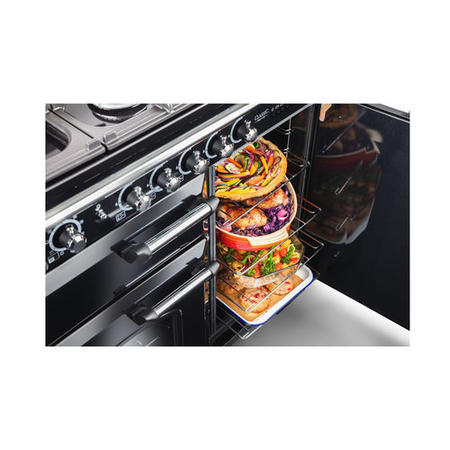 Rangemaster Classic 90cm Gas Range Cooker - Black