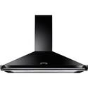 Rangemaster Classic 90cm Chimney Cooker Hood - Black & Chrome