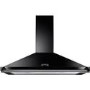 Rangemaster Classic 90cm Chimney Cooker Hood - Black & Chrome