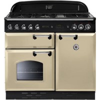 Rangemaster CLAS100NGFCRC 111880 Classic 100cm Natural Gas Range Cooker Cream And Chrome