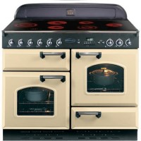 Rangemaster 68280 Classic 110cm Electric Range Cooker With Ceramic Hob - Cream And Chrome