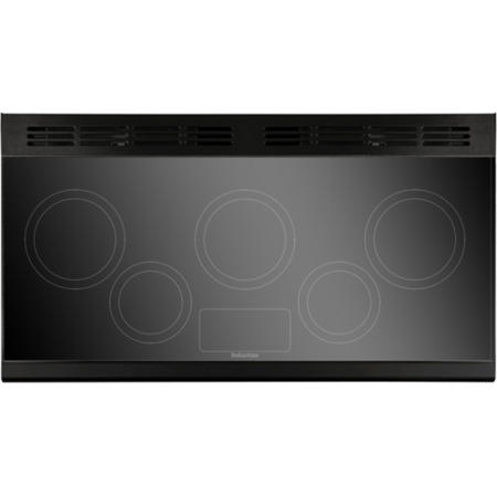 Rangemaster 87600 Classic 110cm Electric Range Cooker With Induction Hob - White And Brass