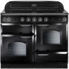 Rangemaster 87510 Classic 110cm Electric Range Cooker With Induction Hob - Black And Chrome