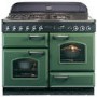 Rangemaster 78000 Classic 110cm Natural Gas Range Cooker - Green And Chrome